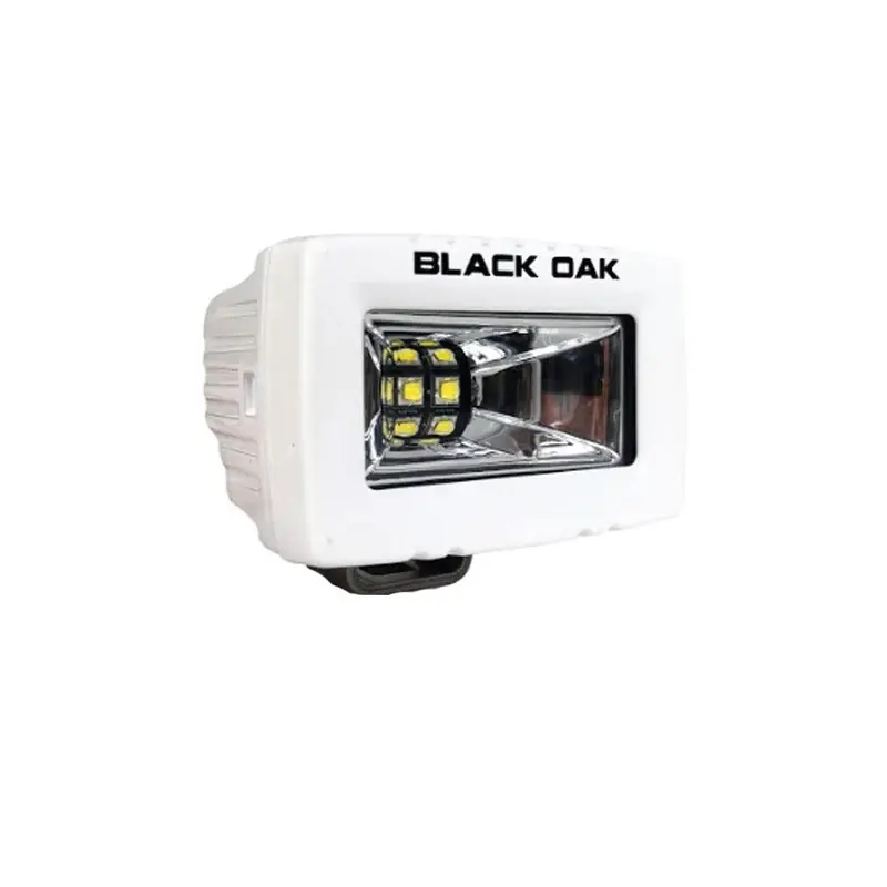 Black Oak 2-Inch Marine Spreader Light With Scene Optics – White Housing – Pro Series 3.0 1