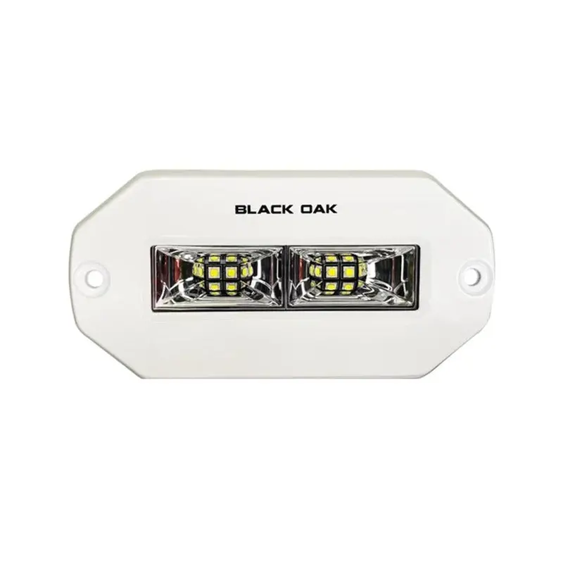 Black Oak 4-Inch Marine Flush Mount Spreader Light – White Housing – Pro Series 3.0 1