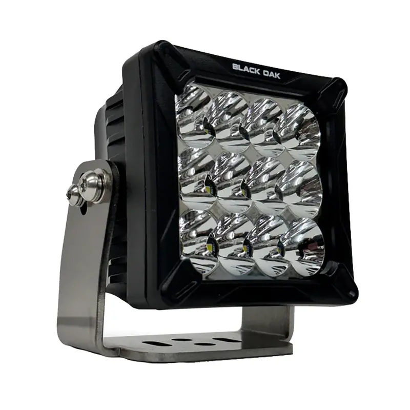 Black Oak 4" Led Pod Light – 120W Combo Beam, Black Housing, Bracket-Mountable (4C-Pod) 1