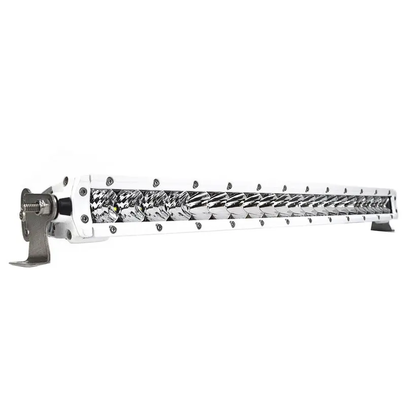 Black Oak Pro Series 20-Inch Single-Row Led Light Bar – Combo Optics, White Housing 1