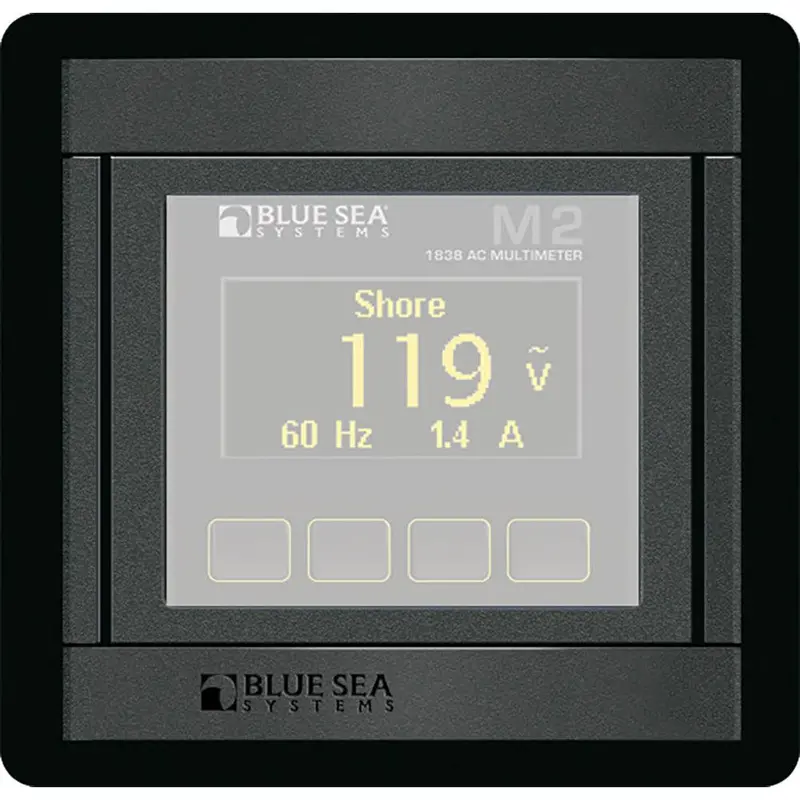 Blue Sea 1525 M2 Monitor Panel Blank – 360° Mounting Frame 1
