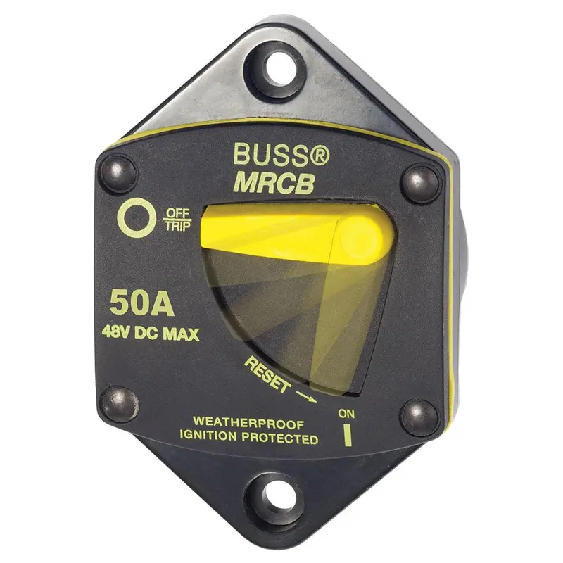 Blue Sea 7039 187-Series 50A Thermal Circuit Breaker – Panel Mount 1