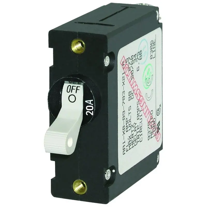 Blue Sea 7214 20A Ac/Dc Magnetic Circuit Breaker – Single-Pole 1