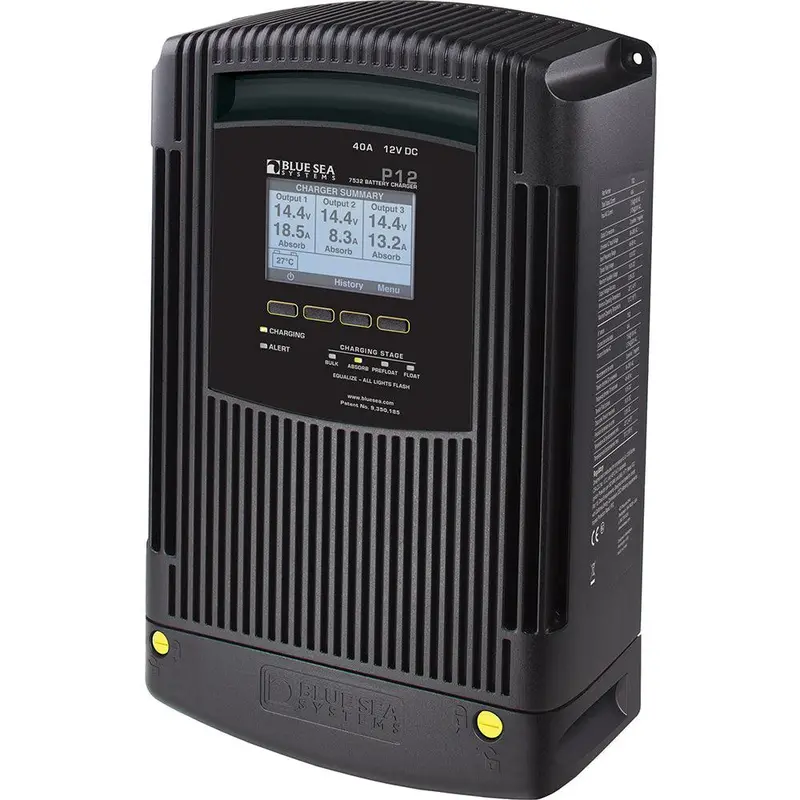 Blue Sea 7532 P12 Gen2 40A 3-Bank Marine Battery Charger 1