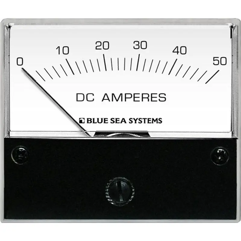 Blue Sea 8022 2-3/4-Inch Dc Analog Ammeter (0–50 Amp Range) 1