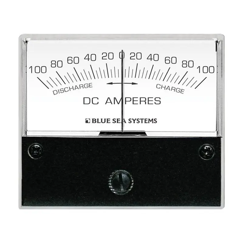 Blue Sea 8253 2-3/4" Dc Zero-Center Analog Ammeter – ±100A 1