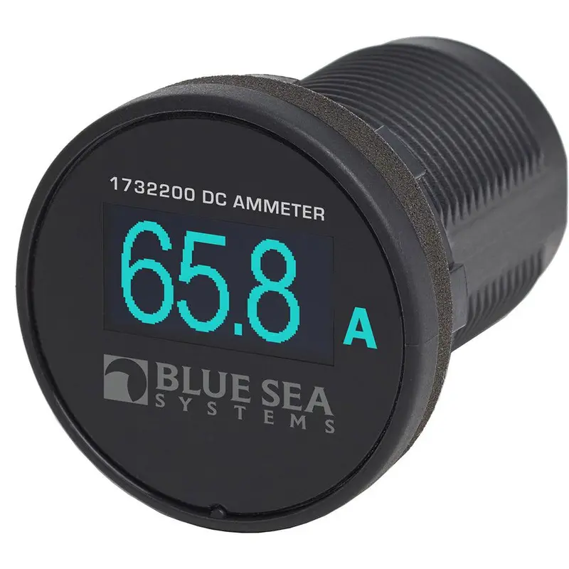 Blue Sea Systems 1732200 Mini Oled Ammeter – Blue Display 1