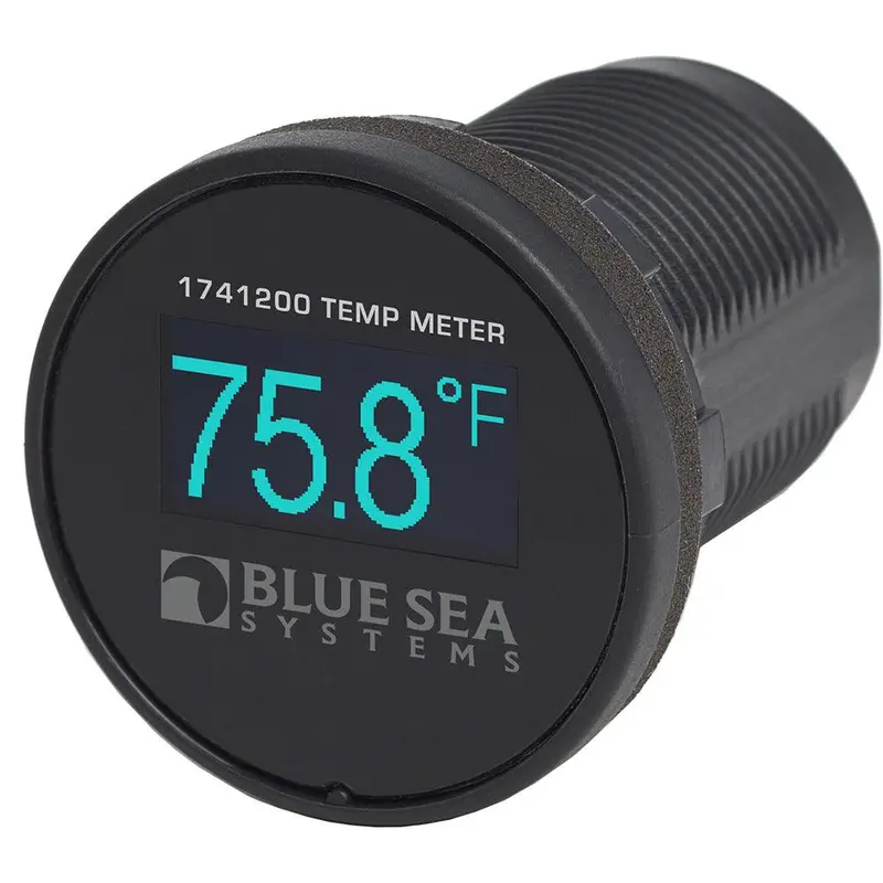 Blue Sea Systems 1741200 Mini Oled Temperature Monitor – Blue Display 1