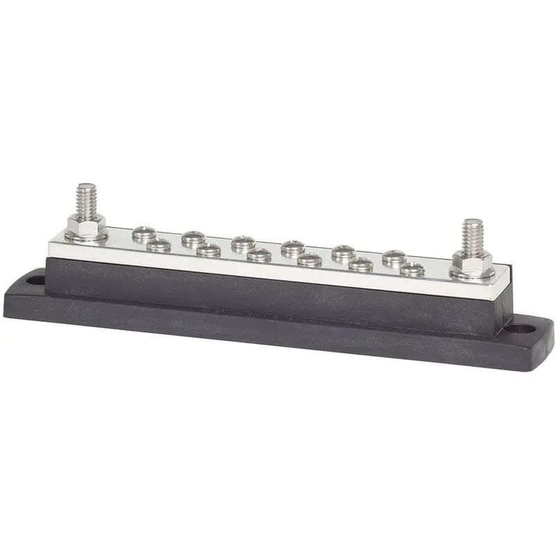 Blue Sea Systems 2105 Maxibus Common Busbar – 250A, 12 X #10 Screw Terminals 1