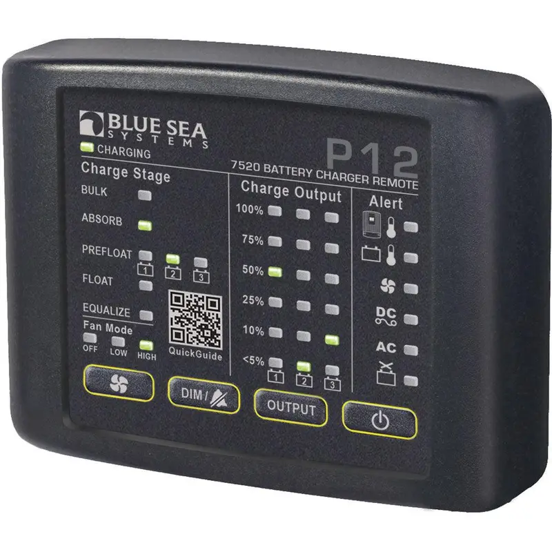 Blue Sea Systems 7520 P12 Led Remote Indicator For Marine Battery Chargers 1