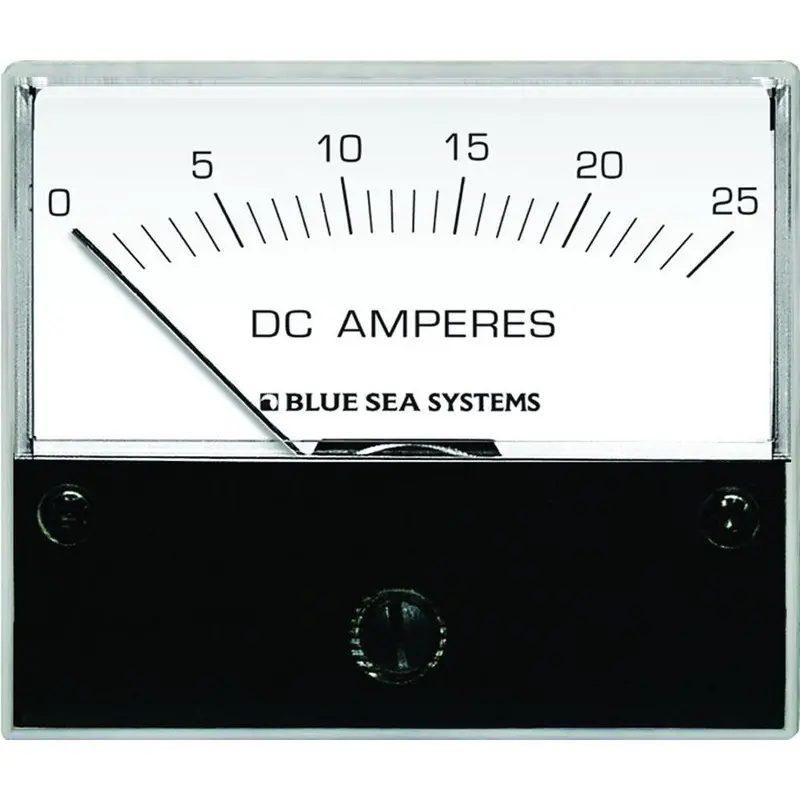 Blue Sea Systems 8005 2.75-Inch Dc Analog Ammeter – 0–25A Range 1