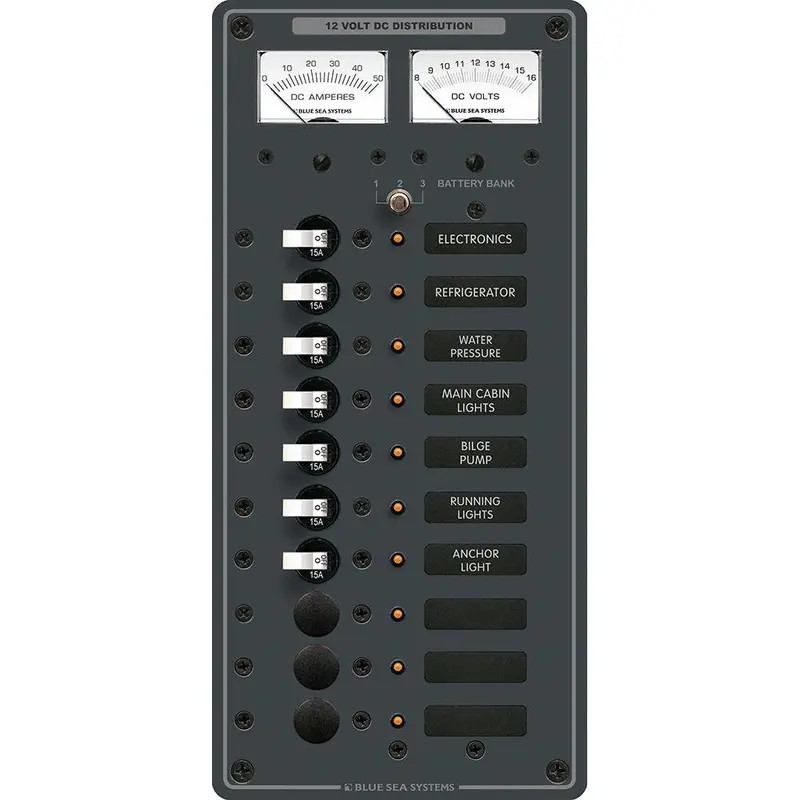 Blue Sea Systems 8082 Dc 10-Circuit Toggle Branch Circuit Breaker Panel 1