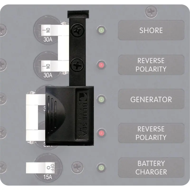 Blue Sea Systems Slide-Type Circuit Breaker Lockout For A-Series Panels (Model 4125) 1