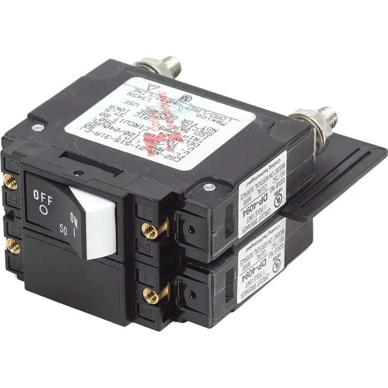 Blue Sea Systems Ul-489 50-Amp Raised Rocker Circuit Breaker 1