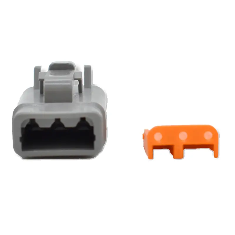 Bluewater 3-Pin Dtm Female Connector With Wedge Lock – Ruggedized Deutsch-Style Housing [Dtm06-3S] 1