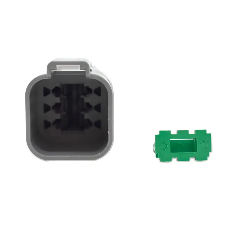 Bluewater 6-Pin Deutsch Dt Male Connector With Wedge Lock – Ruggedized Plug For Mobile Systems [Dt04-6P] 1