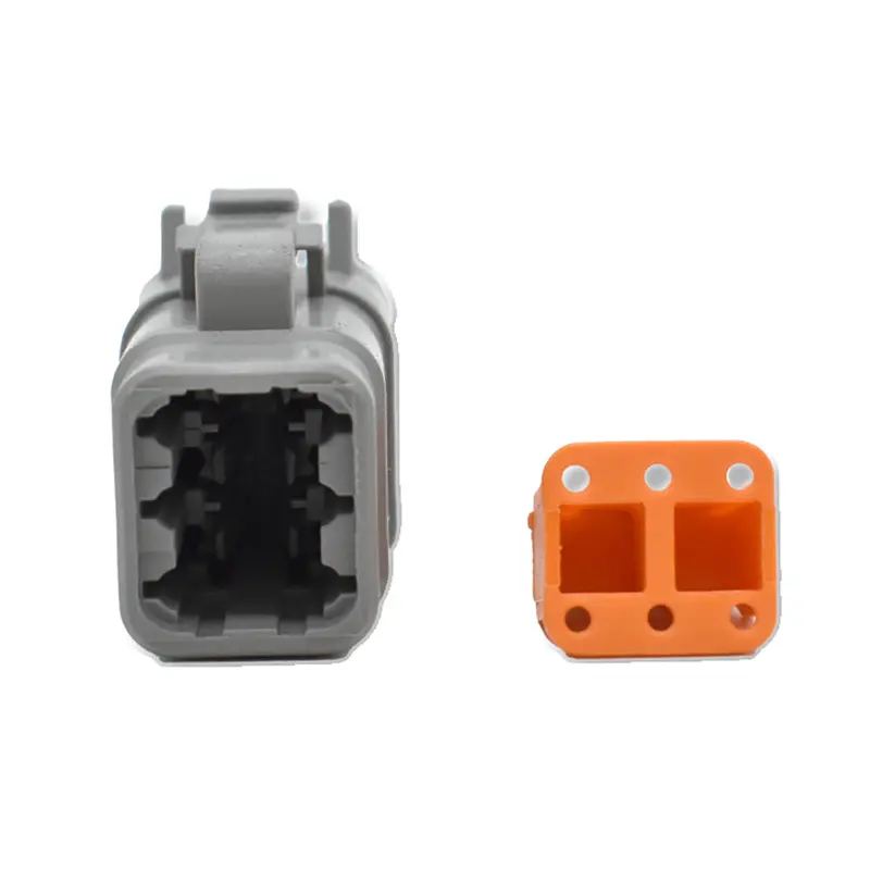 Bluewater 6-Pin Dtm Female Connector With Wedge Lock – Weatherproof Automotive Grade [Dtm06-6S] 1