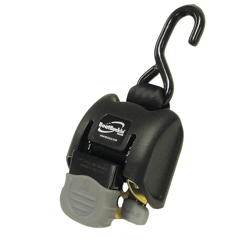 Boatbuckle G2 Transom Tie-Down – Retractable, 2-Inch To 43-Inch, Two-Unit Set [F08893] 1