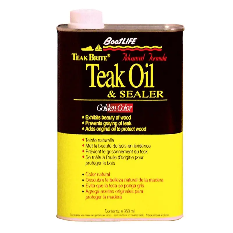 Boatlife Teak Brite Advanced Formula Teak Oil – 32 Oz Restorative Finish 1
