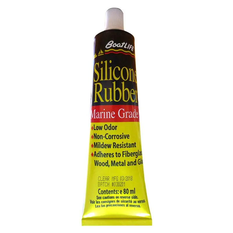 Boatlife White Silicone Rubber Sealant Tube – 2.8 Fl. Oz [1141] 1