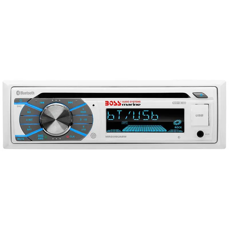 Boss Audio Mr508Uabw Marine Stereo – Am/Fm/Cd/Bluetooth/Usb Ready [Mr508Uabw] 1