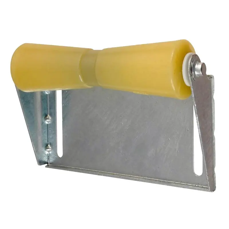 C.E. Smith 12-Inch Keel Roller Panel Bracket Assembly – Yellow Tpr Roller 1