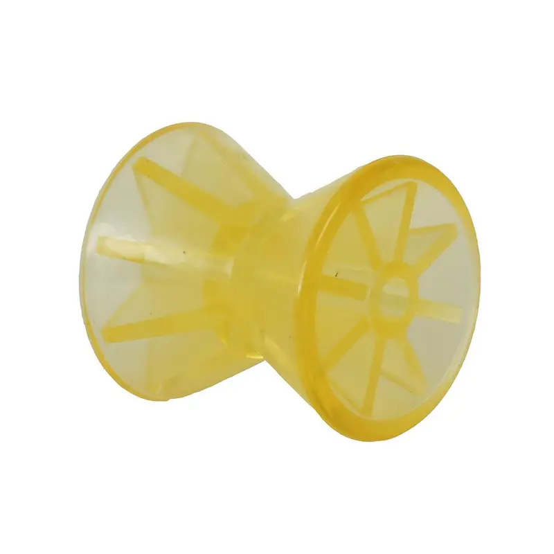 C.E. Smith 4-Inch Yellow Pvc Bow Roller — 1/2" Id, Low-Friction Design [29543] 1
