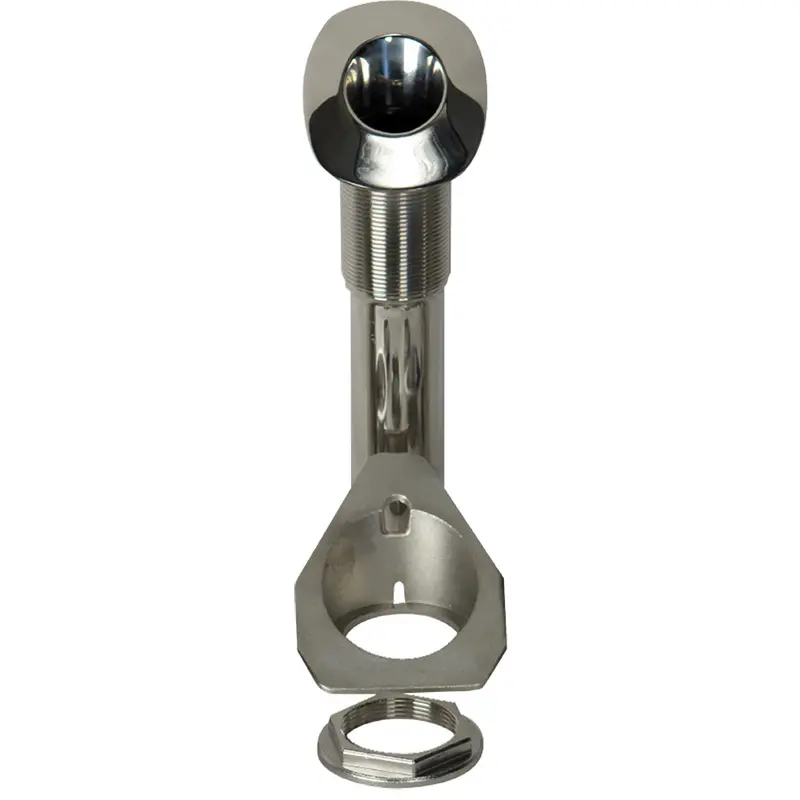 C.E. Smith 70 Series Screwless Flush-Mount Rod Holder – 30° Angle, Stainless Steel, Cast Bottom, Black Liner (Boxed) [53678C] 1
