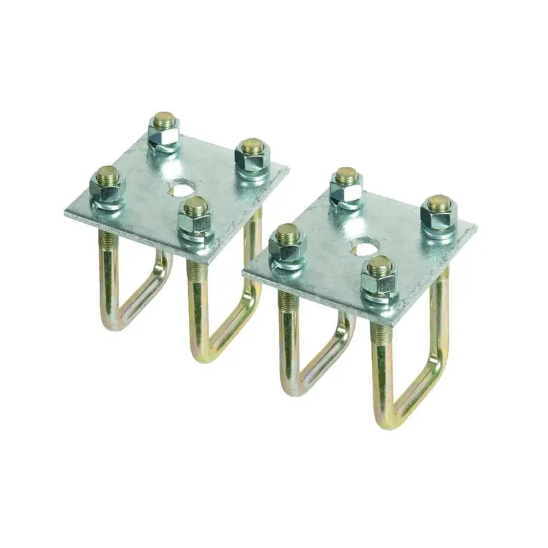 C.E. Smith Axle Tie Plate Kit For 1-1/2-Inch Square Trailer Axles 1