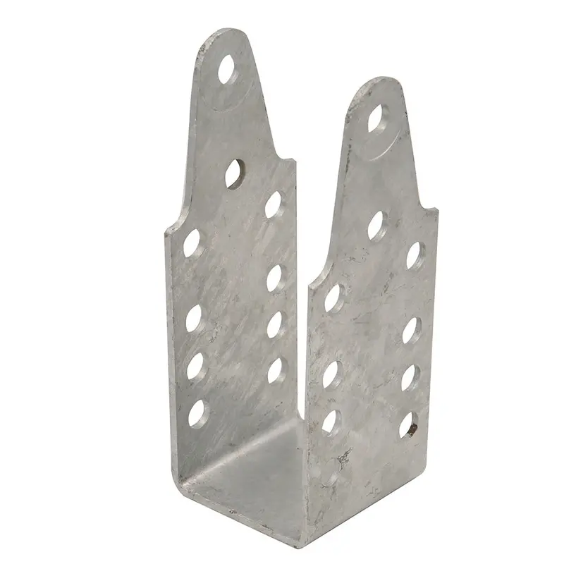 C.E. Smith Short Upright Galvanized Bent Channel Bracket – 9" Height (Model 250-021786-10Ez) 1