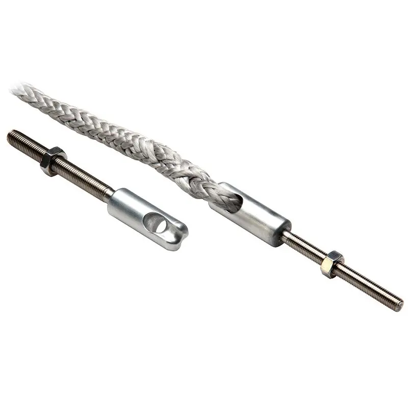 C. Sherman Johnson Left-Hand Threaded Splice Eye: 5/16"-24 × 2-1/2" (20-63) 1