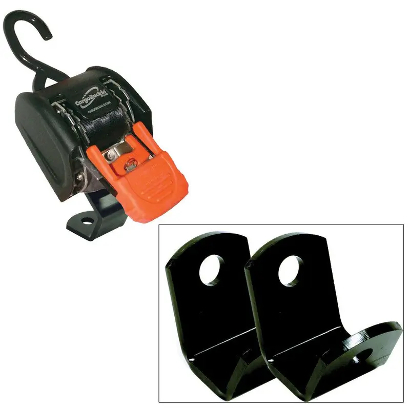 Cargobuckle Floor Mount Brackets – Heavy-Duty Pair [F16777] 1