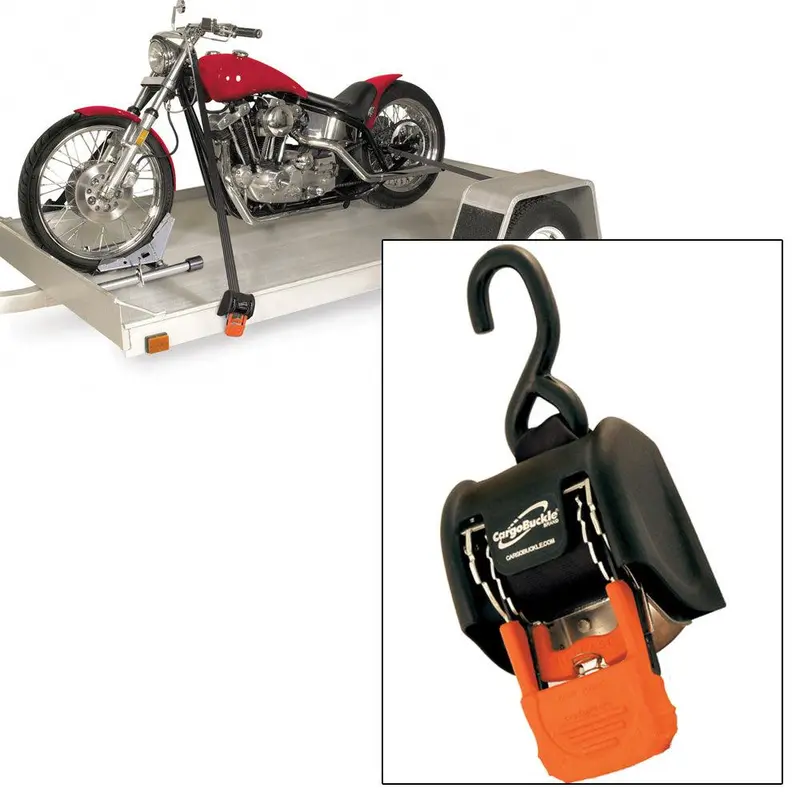 Cargobuckle G3 Retractable 2-Inch Ratchet Tie-Down Strap (72-Inch, Pair) 1