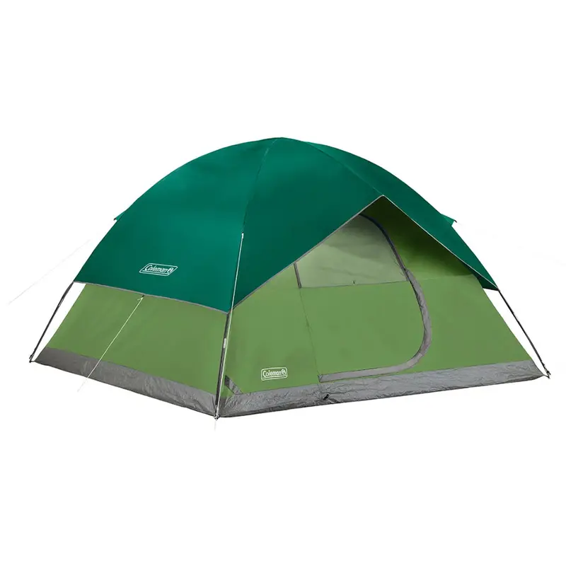 Coleman Sundome 6-Person Family Camping Tent – Spruce Green Finish 1