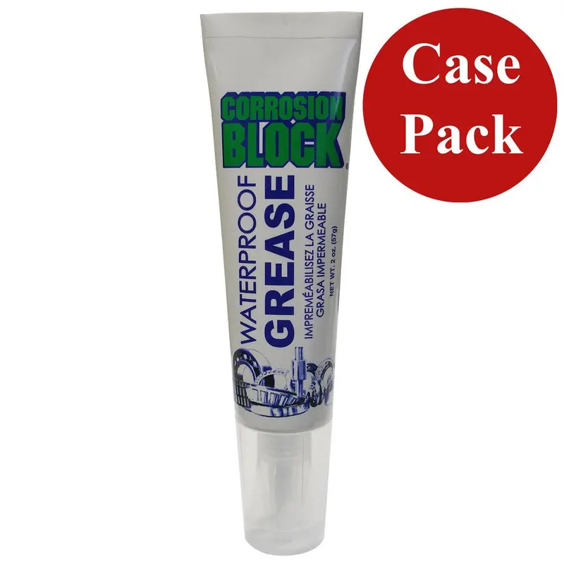Corrosion Block Waterproof Grease – 2 Oz Tube (Non-Hazmat, Non-Toxic) – Case Of 24 [25002Case] 1