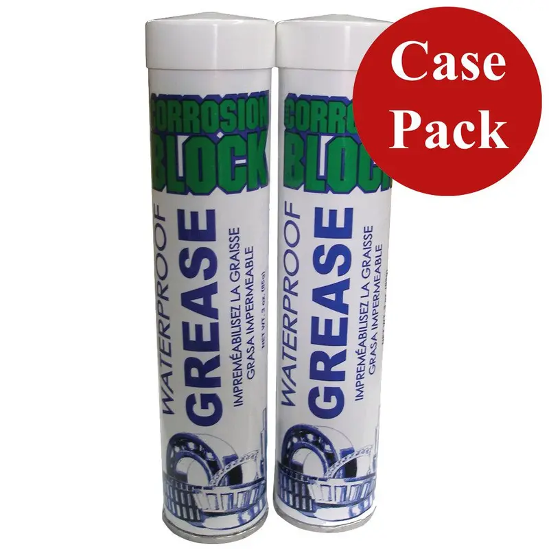 Corrosion Block Waterproof Grease – Two 2 Oz Tubes (Non-Hazmat, Non-Toxic) – Case Of 6 [25003Case] 1
