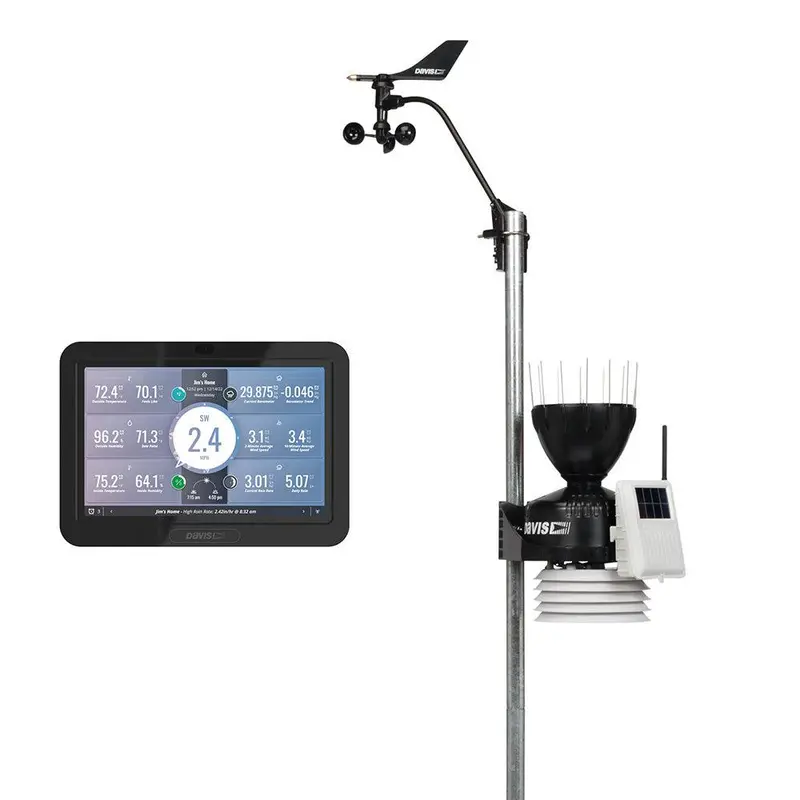 Davis Vantage Pro2 Wireless Weather Station — Weatherlink Console + Standard Radiation Shield [6252] 1