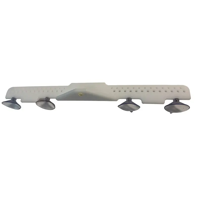 Deep Blue Marine 18-Inch Acrylic Lure Organizer With Suction Mount – White 1