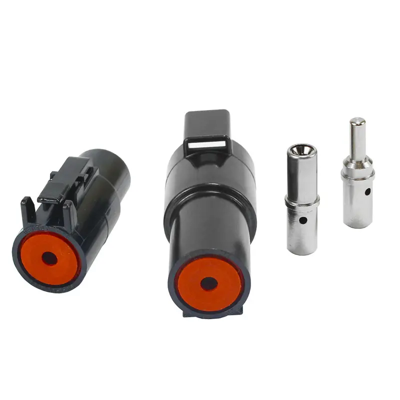 Deutsch Dthd Power Connector – 10–8 Awg Plug With Pin Socket [Tdthd-1-8Kt] 1