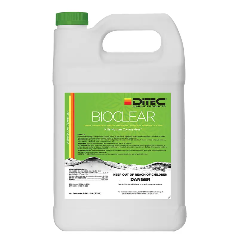 Ditec Bioclear Epa-Registered Disinfectant – 1-Gallon [52-714M-4Xo3] 1