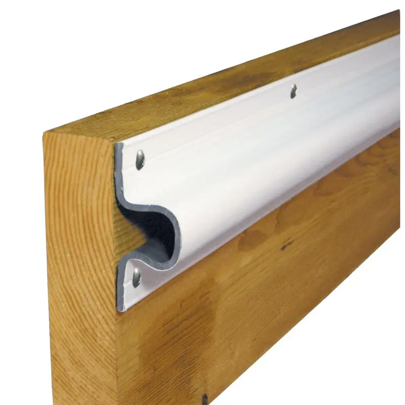 Dock Edge "C" Guard Pvc Dock Profile – Four 6-Foot White Sections [De1133F] 1
