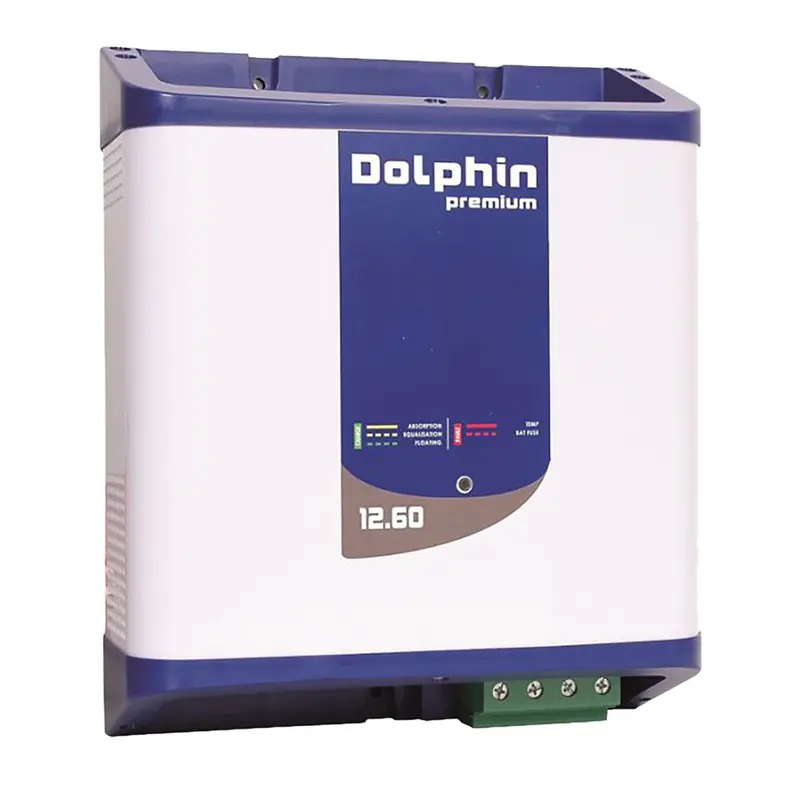 Dolphin Premium Series 12V Battery Charger – 60A Output, Triple-Output Smart Charging 1