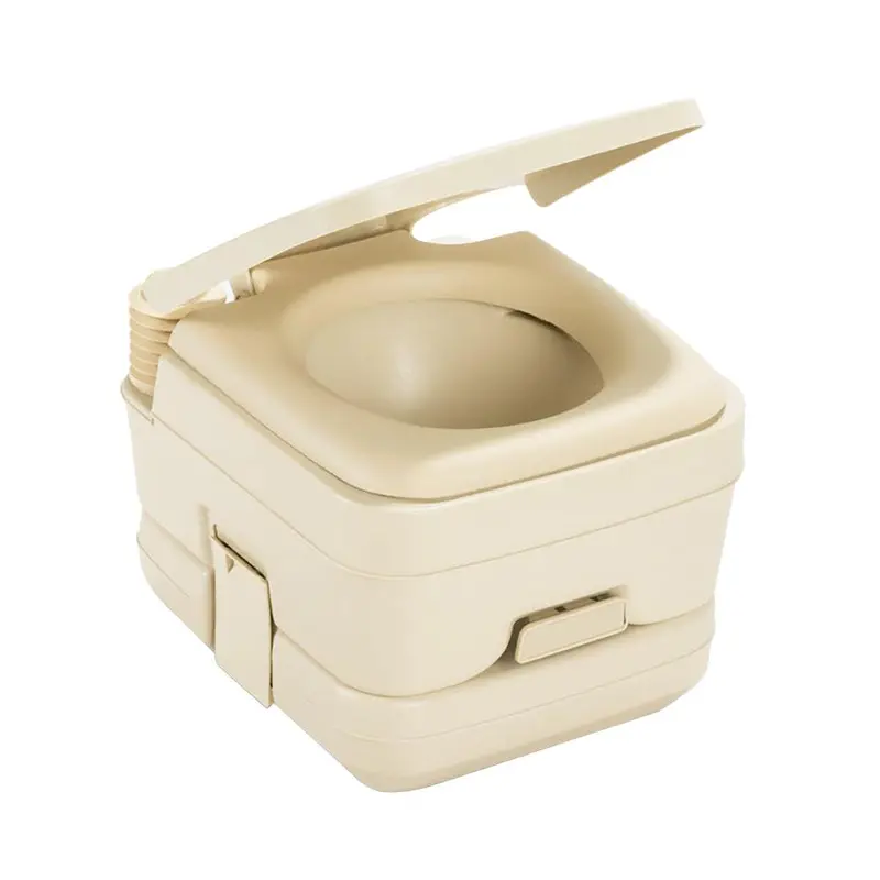 Dometic 964 Portable Toilet – 2.5-Gallon Parchment (Non-Msd) With Mounting Brackets [311096402] 1