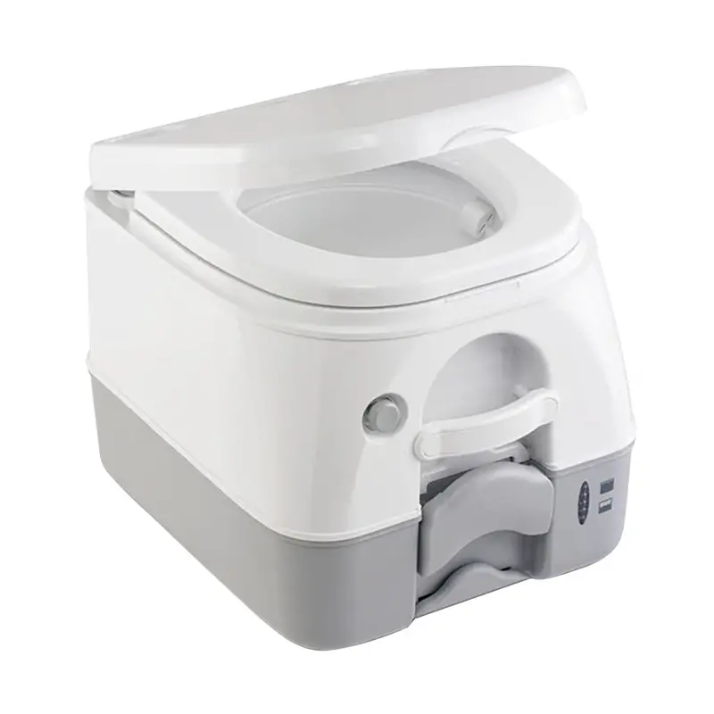 Dometic 974 Portable Toilet With Mounting Brackets – 2.6-Gallon, Durable Grey Construction (Model 301097406) 1
