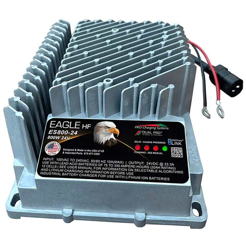 Dual Pro Hf Eagle Es800 24V Lithium Battery Charger – Single-Port, 8A [Es0800-24V003] 1
