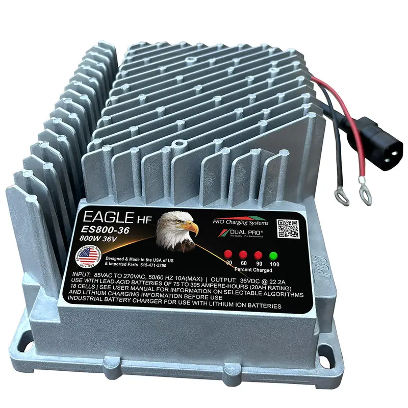 Dual Pro Hf Eagle Es800 36V Lithium Battery Charger – Single-Port, 8A [Es0800-36V003] 1