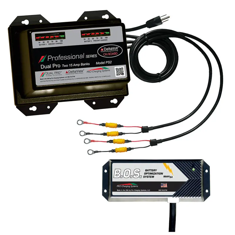 Dual Pro Ps2 Dual-Bank Marine Battery Charger With Dual-Bank Isolator 1