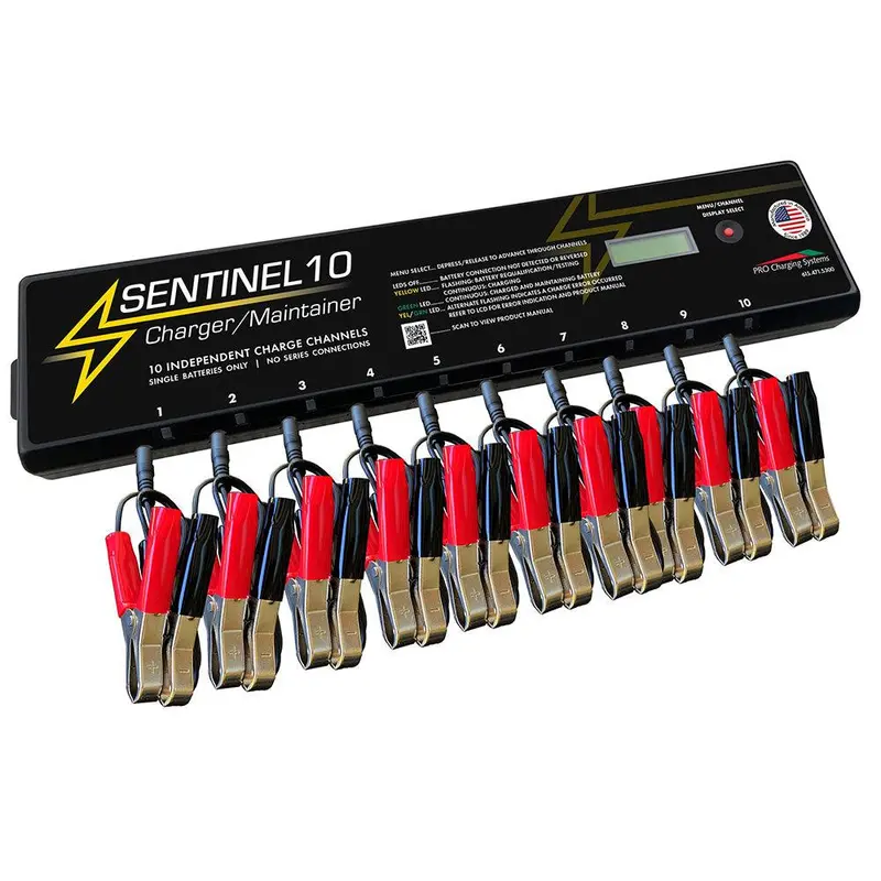 Dual Pro Sentinel 10-Amp Smart Battery Charger And Maintainer 1