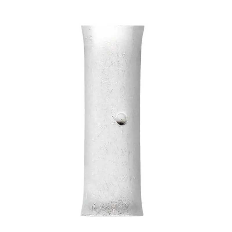 Durable 8 Awg Uninsulated Butt Connector – Pacer Seamless Design, 10-Pack [Tbs8-10] 1