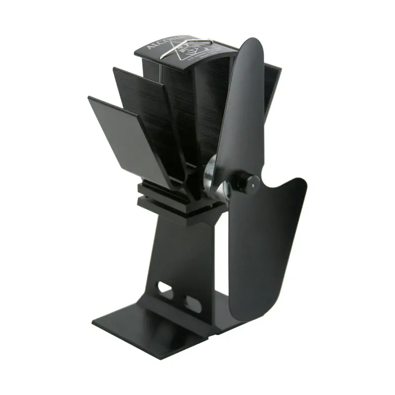 Ecofan Original Heat-Powered Stove Fan – Black Blades, No Electricity Required (Caframo 800Caxbx) 1